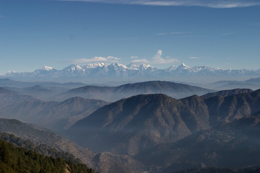 Nepal Himalayas from India