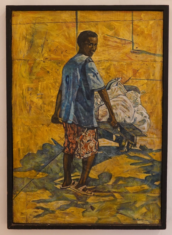 Santuaroio de San Pedro Claver, Botando basura (2009) by Wadith De Voz